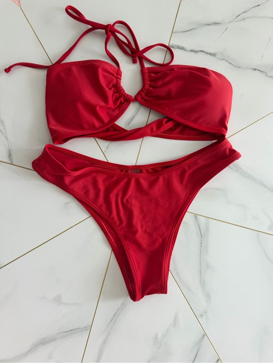 Other - Red Two-Piece Bikini Set